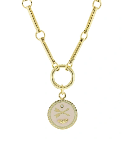 Foundrae Petite Passion Medallion In Ylwgold