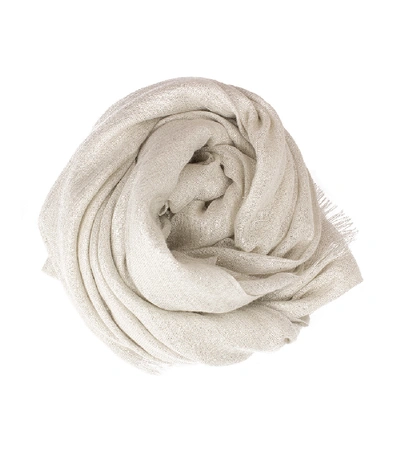 Brunello Cucinelli Cashmere Blend Scarf In Panama