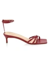BY FAR Kaia Leather Sandals