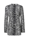 BURBERRY Panaro Leopard-Print Jersey Shift Dress