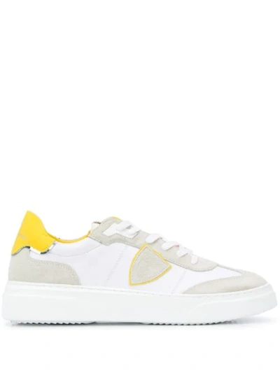 Philippe Model Temple Neon White Yellow Sneaker