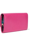 EMILIO PUCCI LEATHER CONTINENTAL WALLET,3074457345621498941