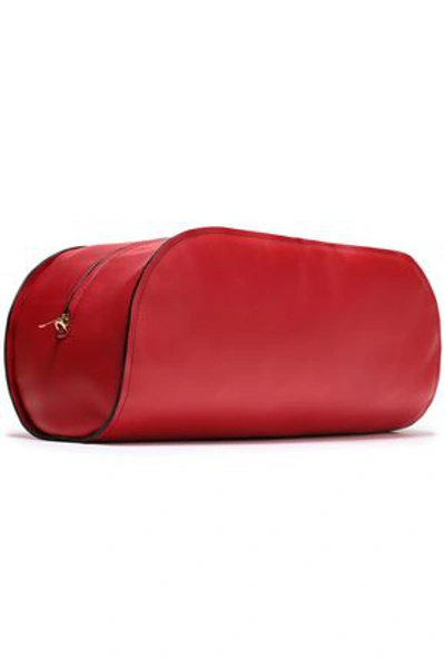 Marni Leather Clutch In Red
