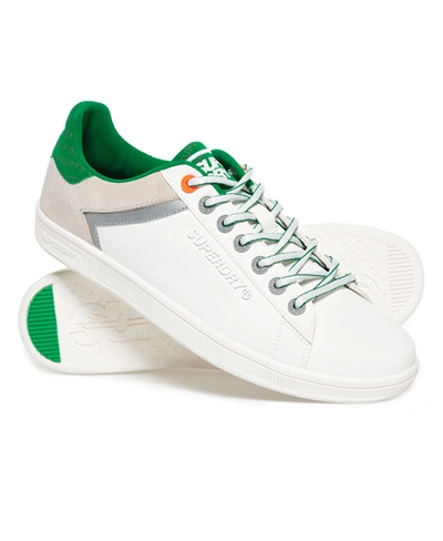 Superdry Sleek Tennis Trainers In White