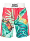 JUST DON TROPICAL LOGO SHORTS