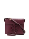 Tory Burch Miller Leather Crossbody Bag - Red In Port