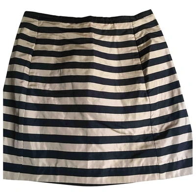 Pre-owned Hoss Intropia Mini Skirt In Beige