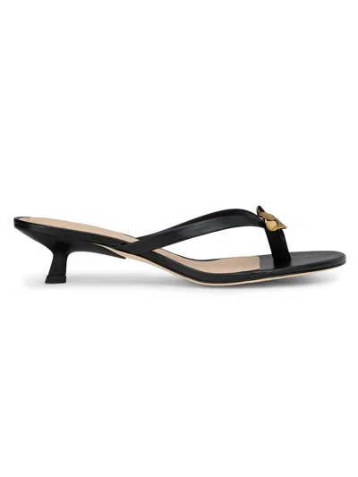 22élevé Women's 40mm Leather Sandals In Black