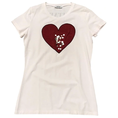 Pre-owned Moschino Cheap And Chic White Cotton Top