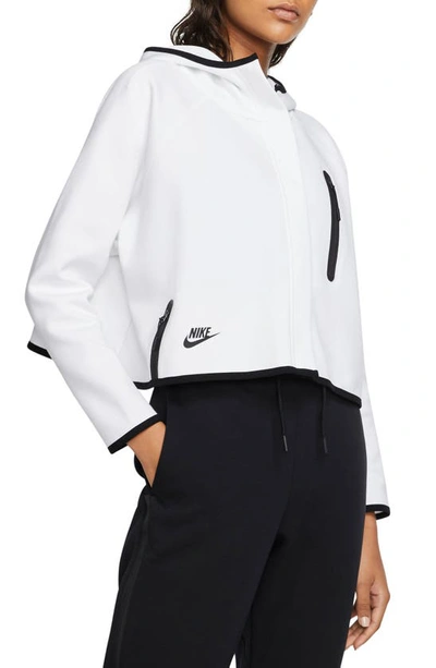 Nike Sportswear Tech Fleece Women's Cape (white) - Clearance Sale In White/ Black
