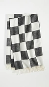 JONATHAN ADLER Checkerboard Baby Alpaca Throw Blanket