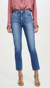 Paige Brigitte Transcend Blue Slim Boyfriend Jeans In Trail