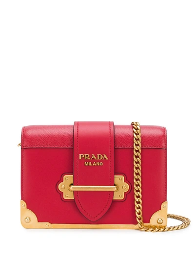 Prada Cahier 单肩包 In Red