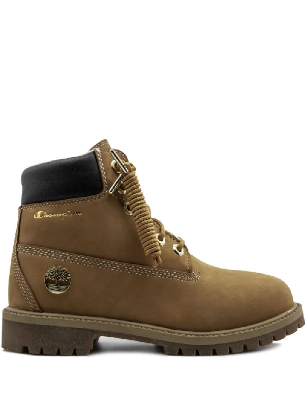 Timberland X Champion Premium 6 Inch Boots In Wheat ModeSens