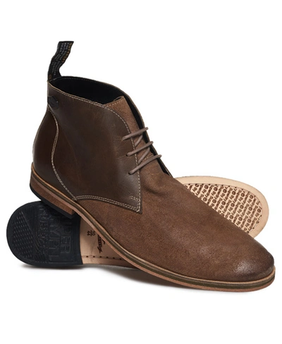 Superdry Trenton Sleek Chukka Boots In Brown | ModeSens