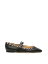 JIMMY CHOO MINETTE FLAT BALLERINAS,MINETTE FLAT XNC BLACK