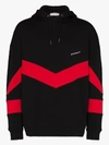 GIVENCHY CONTRAST STRIPE HOODIE,BMJ05D30AF14143642