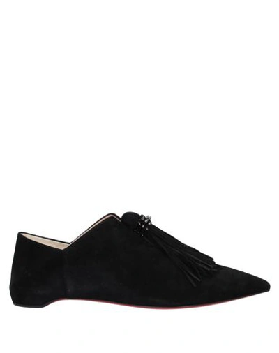 Christian Louboutin Loafers In Black