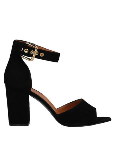 Via Roma 15 Sandals In Black