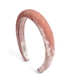 JENNIFER BEHR Tori Velvet Headband in Blush