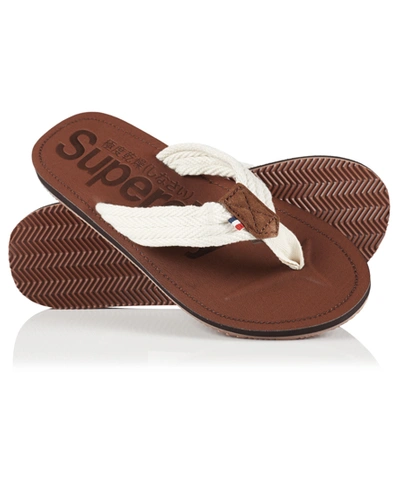 Superdry Cove Flip Flops In Brown