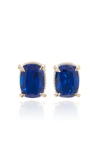 ANABELA CHAN 18K GOLD VERMEIL SAPPHIRE AND DIAMOND EARRINGS,793708