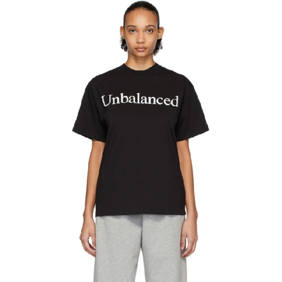 Aries Black New Balance Edition Unbalanced T-shirt