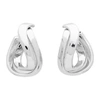 BALENCIAGA BALENCIAGA SILVER TWIRL EARRINGS