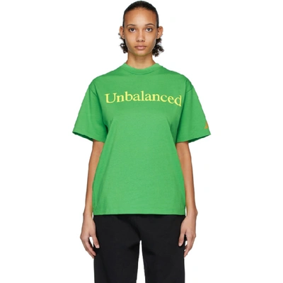 Aries Green New Balance Edition 'unbalanced' T-shirt