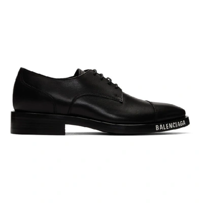 Balenciaga Cap Toe Derby In Black