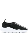 PHILIPP PLEIN CRYSTAL LOW TOP trainers