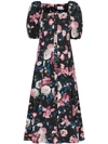 ERDEM MARIONA FLORAL MIDI DRESS