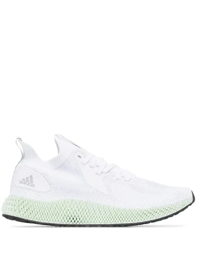 Adidas Originals Alphaedge 4d Reflective Low-top Sneakers In Ftwr White/ftwr Whit