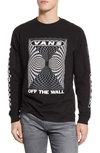 VANS KALEIDOSCOPE CHECKERBOARD LONG SLEEVE T-SHIRT,VN0A49KEBLK