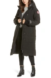 Canada Goose Elmwood Hooded Quilted Shell Down Coat In Black