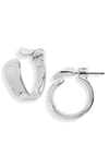 Jenny Bird Marta Hoop Earrings In Silver