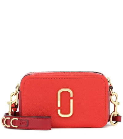 Marc Jacobs Softshot 21 Leather Crossbody Bag In Red