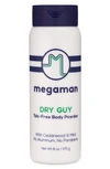 MEGABABE MEGAMAN DRY GUY TALC FREE BODY POWDER,40001