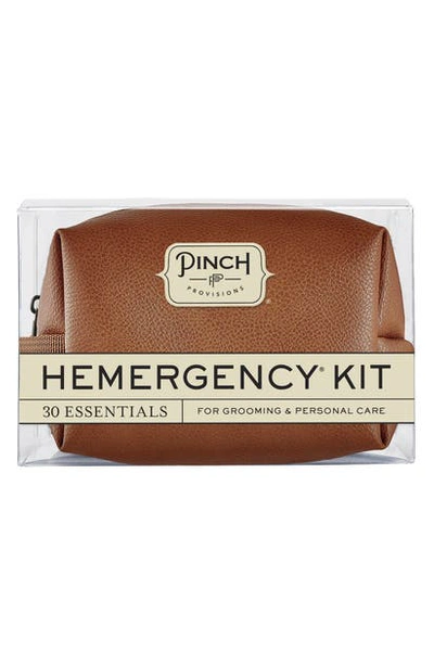 Pinch Provisions Hemergency Grooming & Personal Care Kit In Brown