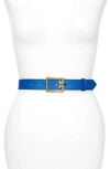 GIVENCHY 2G BUCKLE LEATHER BELT,BB400HB045