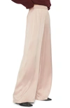 ANINE BING ROMY WIDE LEG SILK PANTS,A-03-0458-680