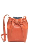 MANSUR GAVRIEL MINI MINI LEATHER BUCKET BAG,HMM010VC