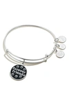 ALEX AND ANI COLOR INFUSION FUREVER FRIEND ADJUSTABLE WIRE BANGLE,A19EBHOL05SS