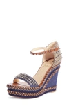 CHRISTIAN LOUBOUTIN MADMONICA SPIKE WEDGE SANDAL,1191097