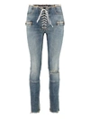 BEN TAVERNITI UNRAVEL PROJECT DISTRESSED HIGH-RISE SKINNY JEANS,11168321