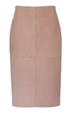 BRUNELLO CUCINELLI LEATHER PENCIL SKIRT,780394