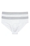 Hanro Cotton Essentials Stretch Briefs Two-pack In White