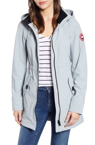 Canada Goose Avery Water Resistant Hooded Softshell Jacket In Fog