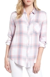 Rails Hunter Plaid Shirt In White/ Peony