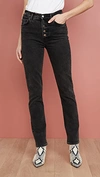 REFORMATION LIZA HIGH STRAIGHT BUTTON FLY JEANS